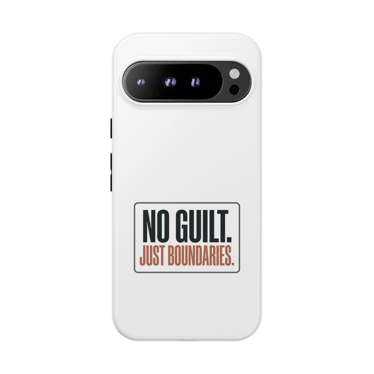 Phone Case — “No Guilt. Just Boundaries.” Motivational Protective Case
