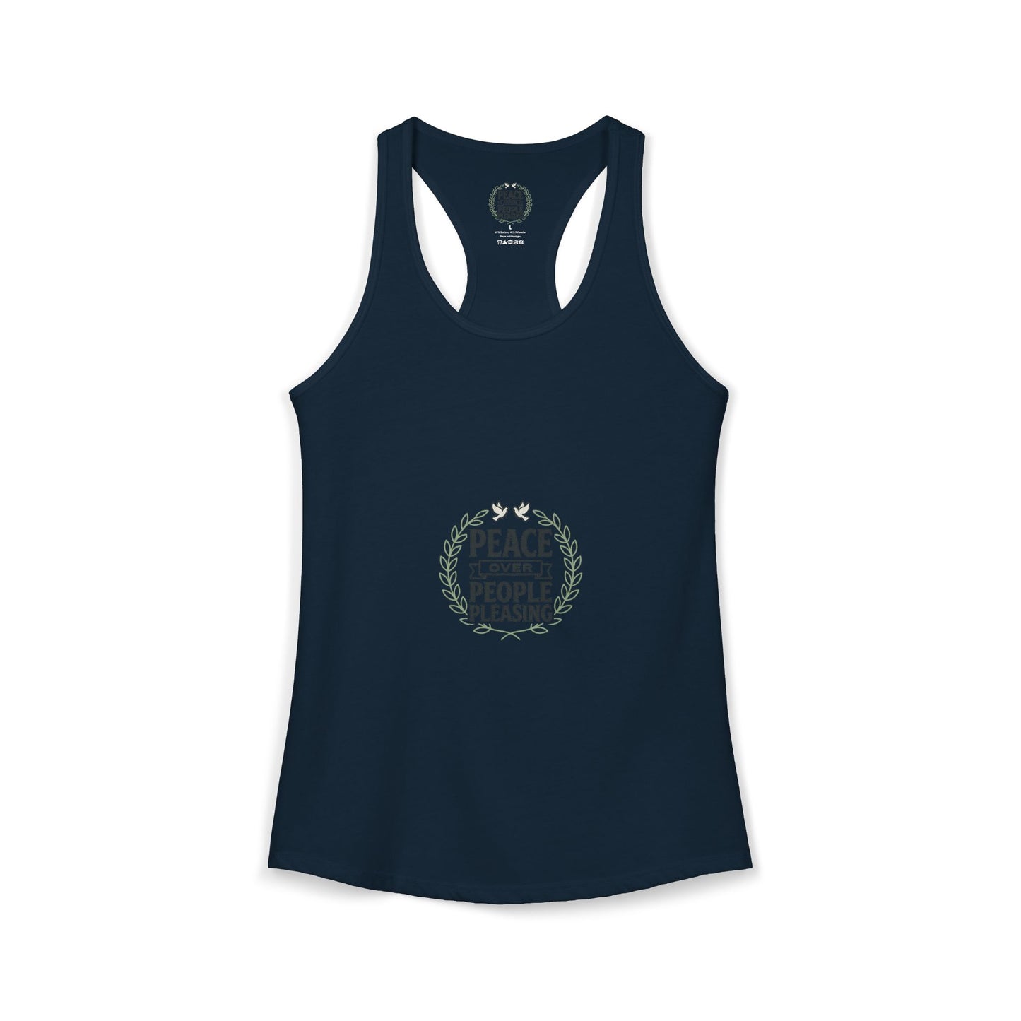 Peace Over People Pleasing Ideal Racerback Tank