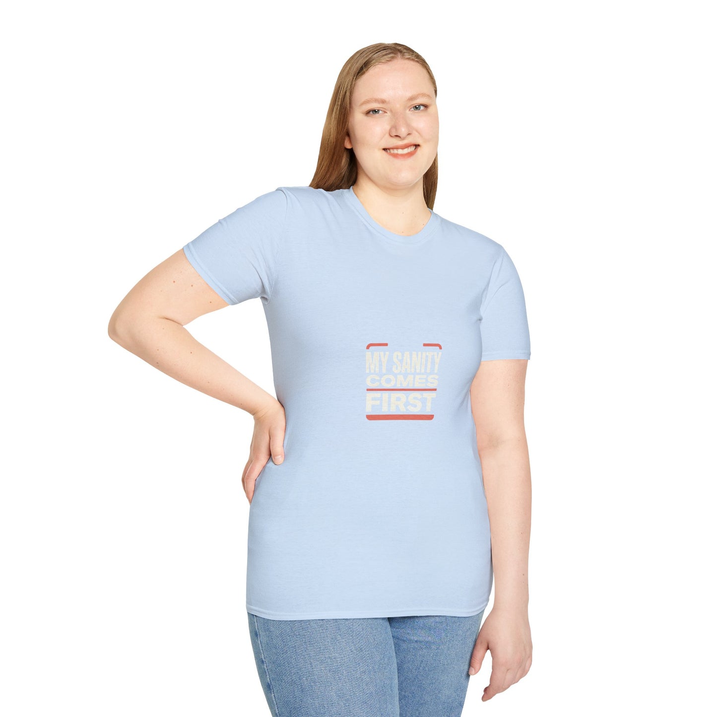T‑Shirt — Minimal 'My Sanity Comes First' Graphic Tee