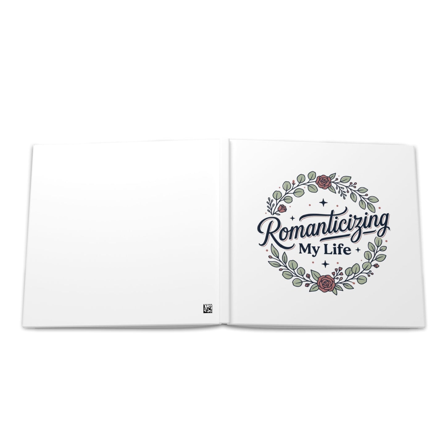 Hardcover Photo Book — "Romanticizing My Life" Floral Keepsake