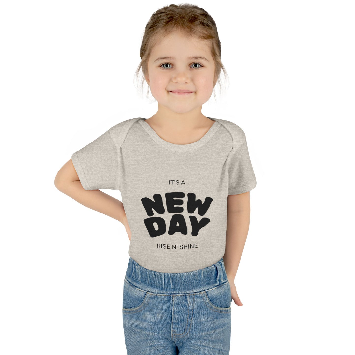 Infant Bodysuit "It's a New Day — Rise N' Shine" Baby Onesie