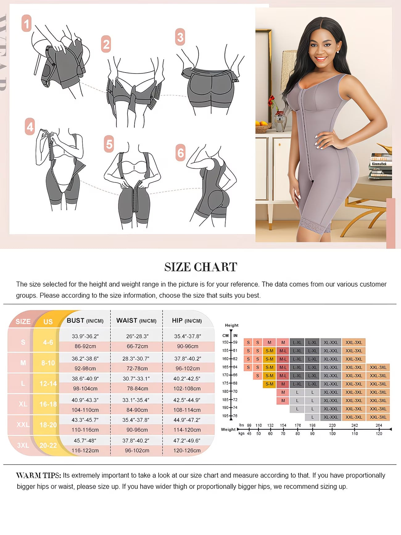 CurvaLuxe™ Plus Size Colombian Faja | High Compression Full Body Tummy Control Shapewear