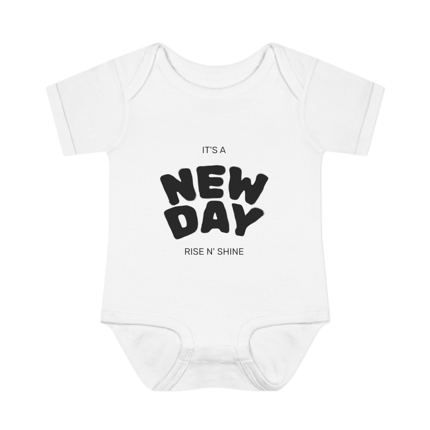 Infant Bodysuit "It's a New Day — Rise N' Shine" Baby Onesie