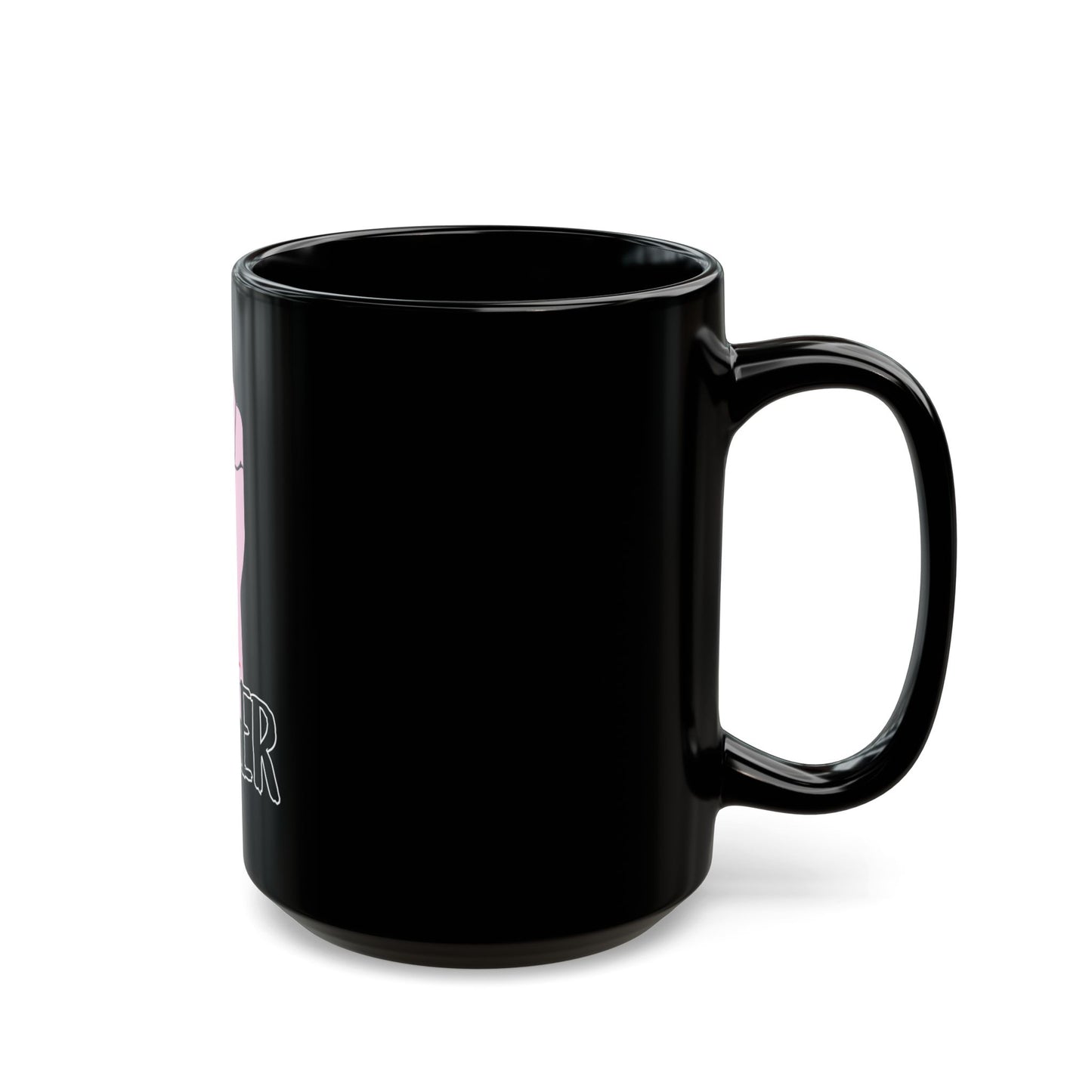 GRL Power Black Mug — Feminist Fist Coffee Cup (11oz, 15oz)