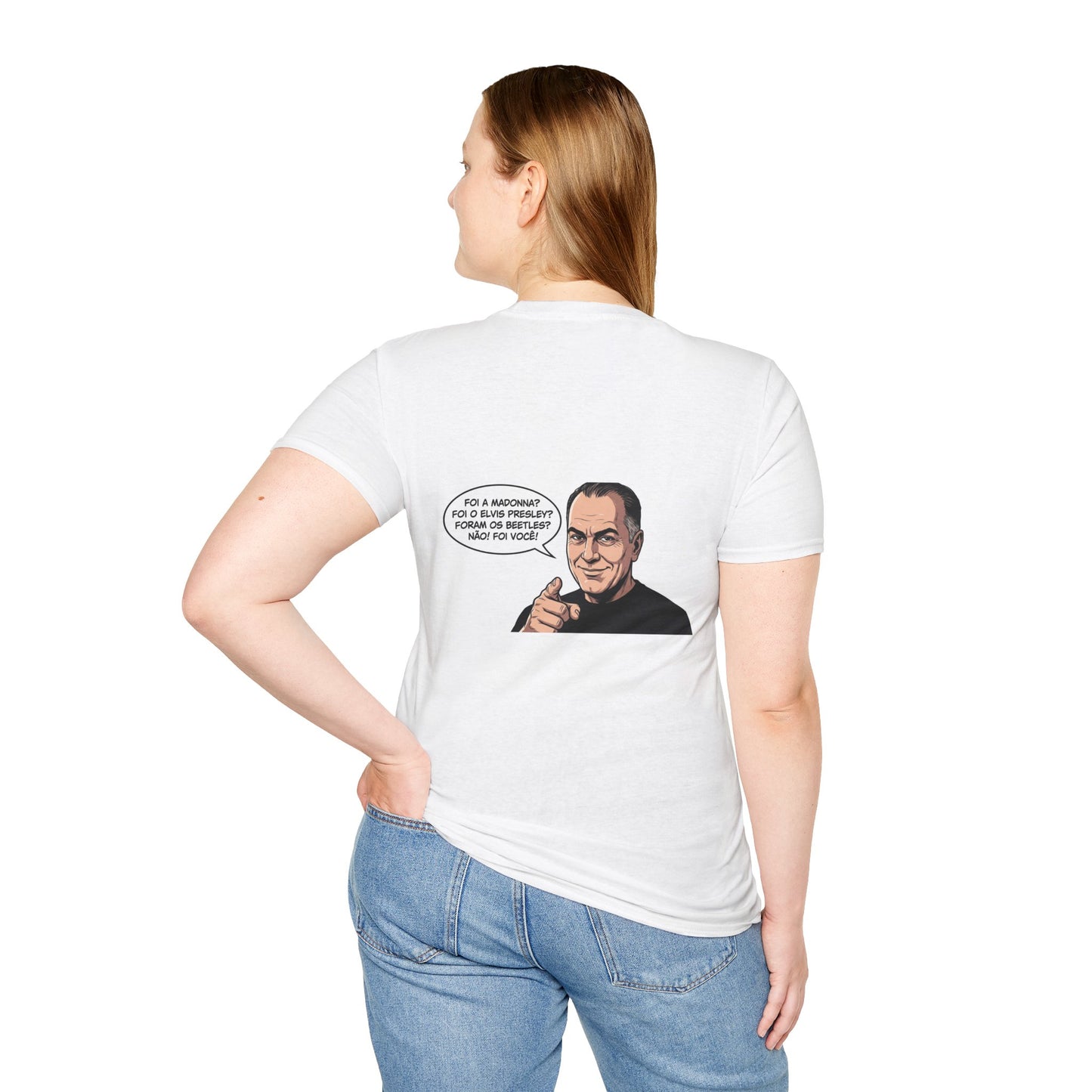 T-Shirt — "Quem Escolheu as Suas Decisões?" Portuguese Funny Portrait Tee
