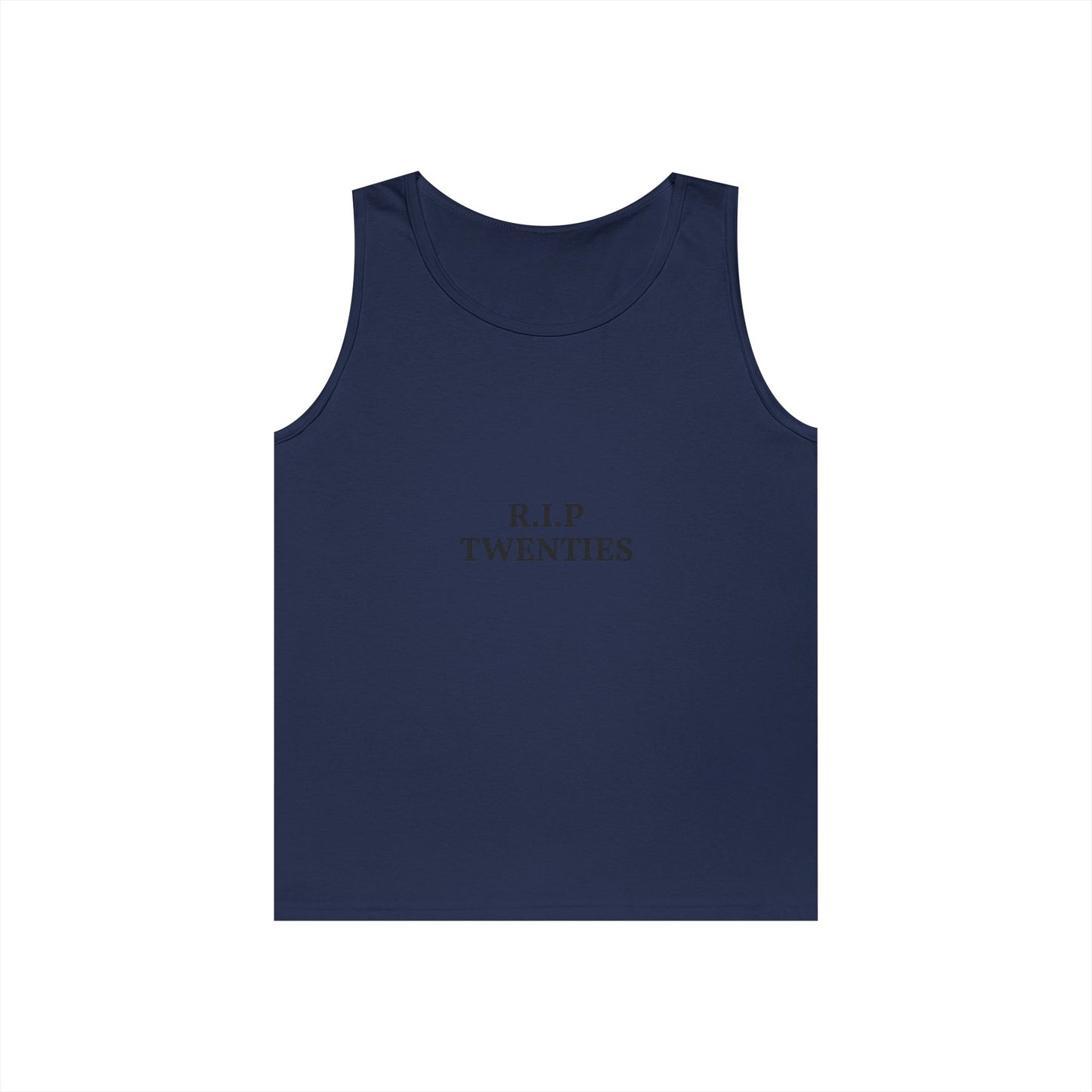 R.I.P. Twenties Tank Top — Funny Millennial Nostalgia Graphic Tank