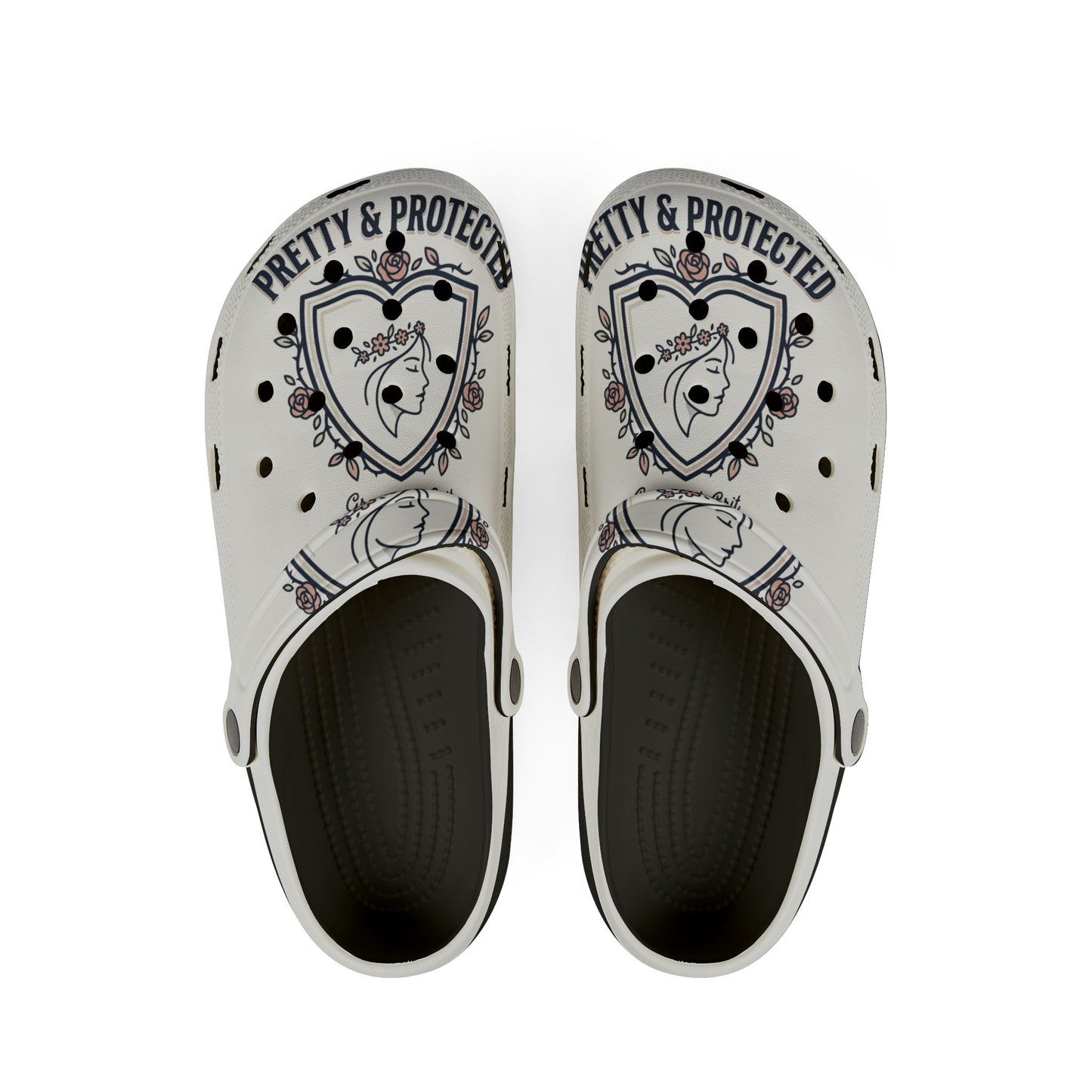 Pretty & Protected EVA Foam Clogs — Floral Shield Garden Shoes