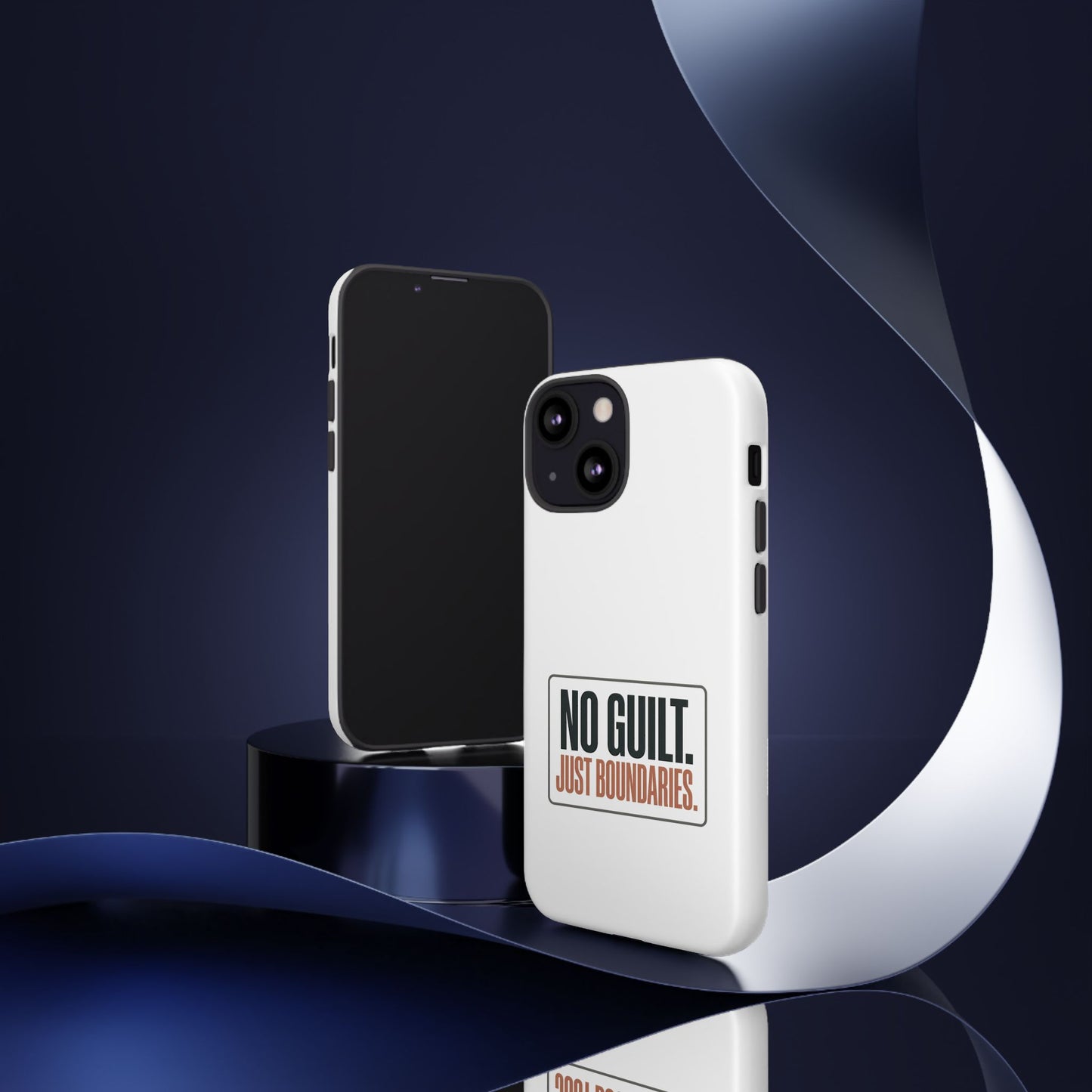 Phone Case — “No Guilt. Just Boundaries.” Motivational Protective Case