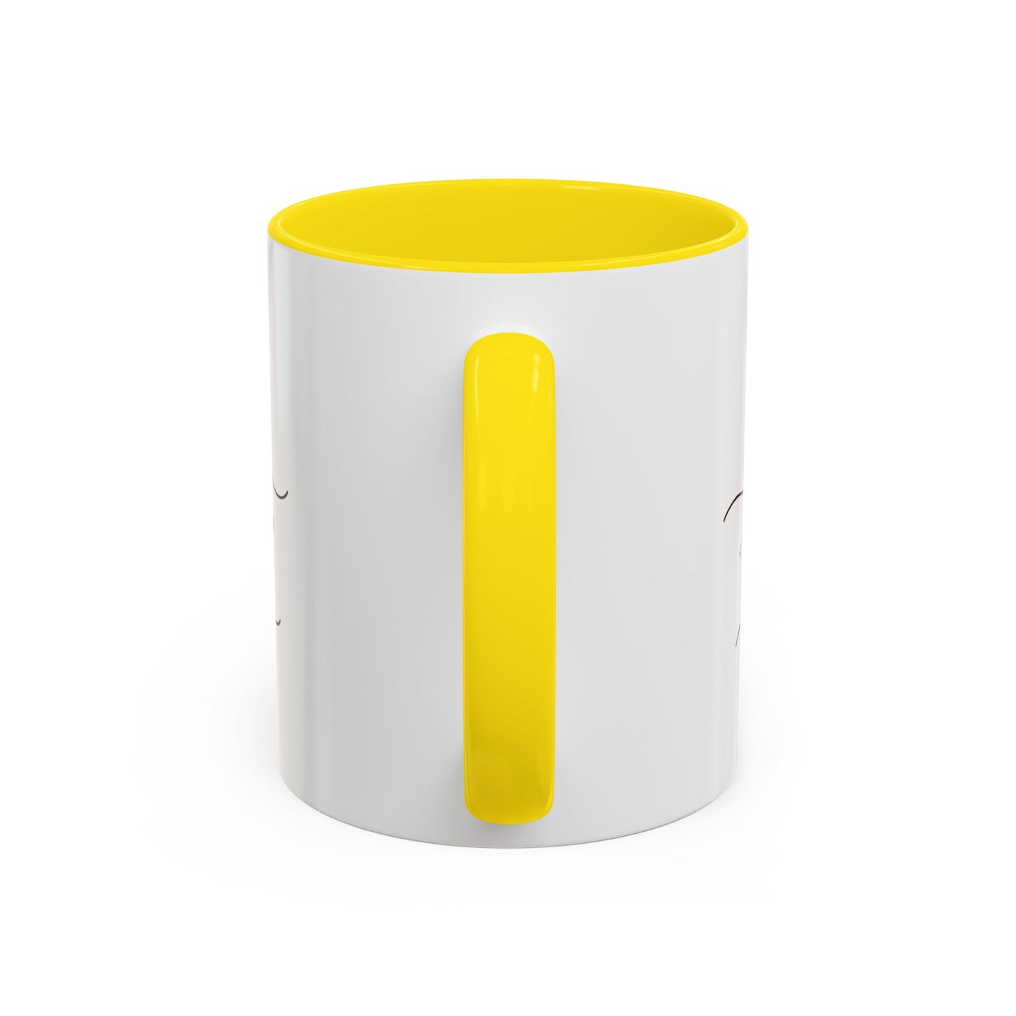 Personalized Accent Coffee Mug — “Just Like Everything You Do”