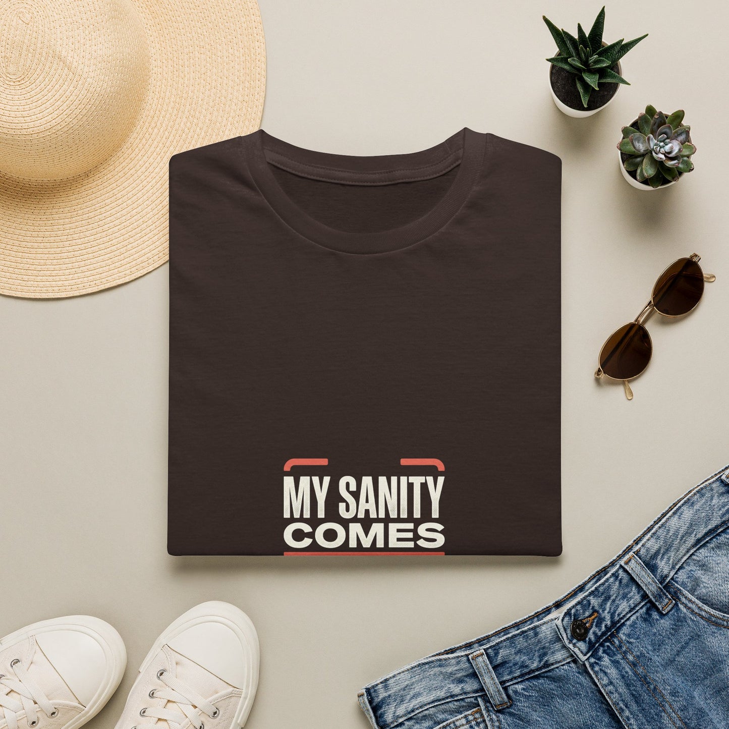 T‑Shirt — Minimal 'My Sanity Comes First' Graphic Tee