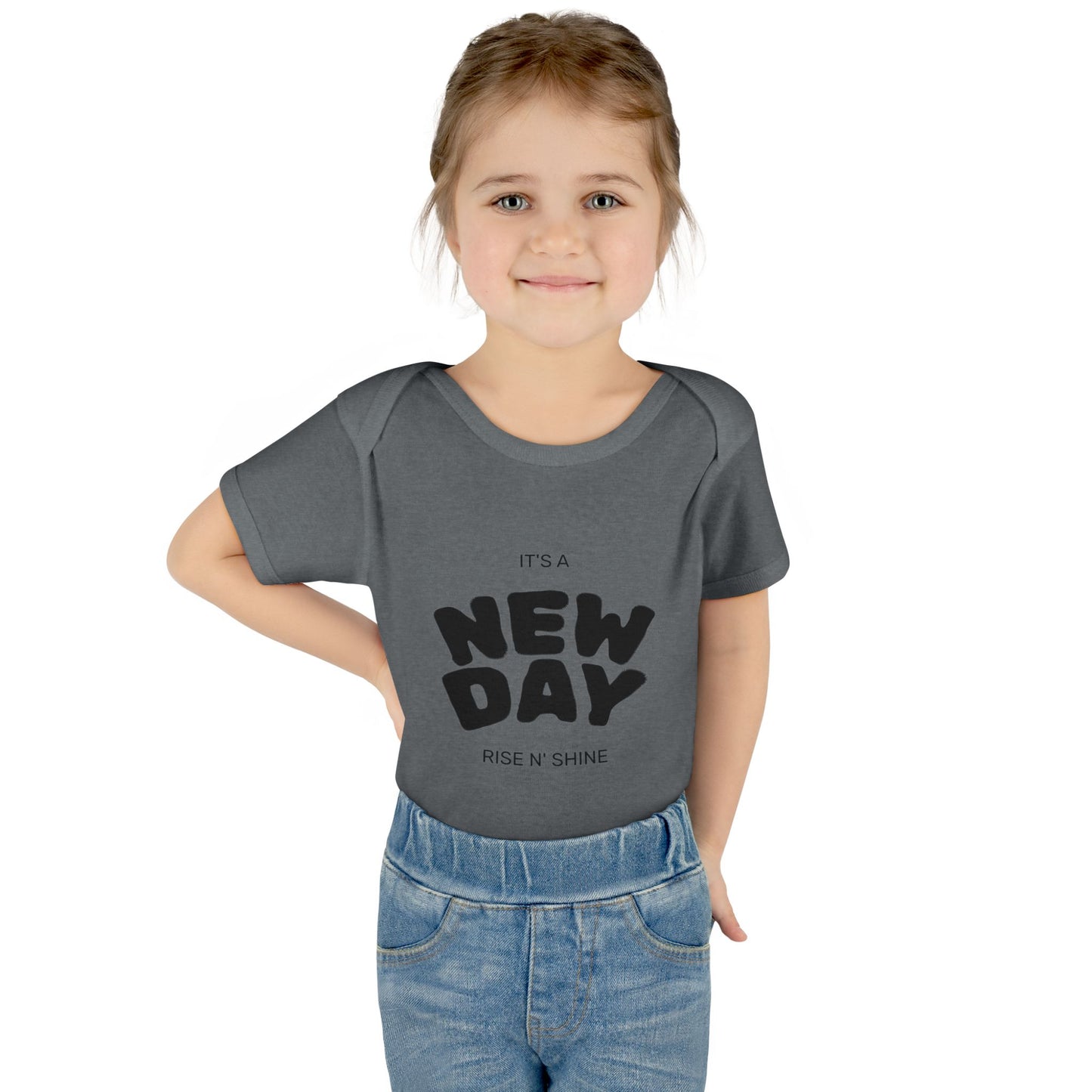 Infant Bodysuit "It's a New Day — Rise N' Shine" Baby Onesie