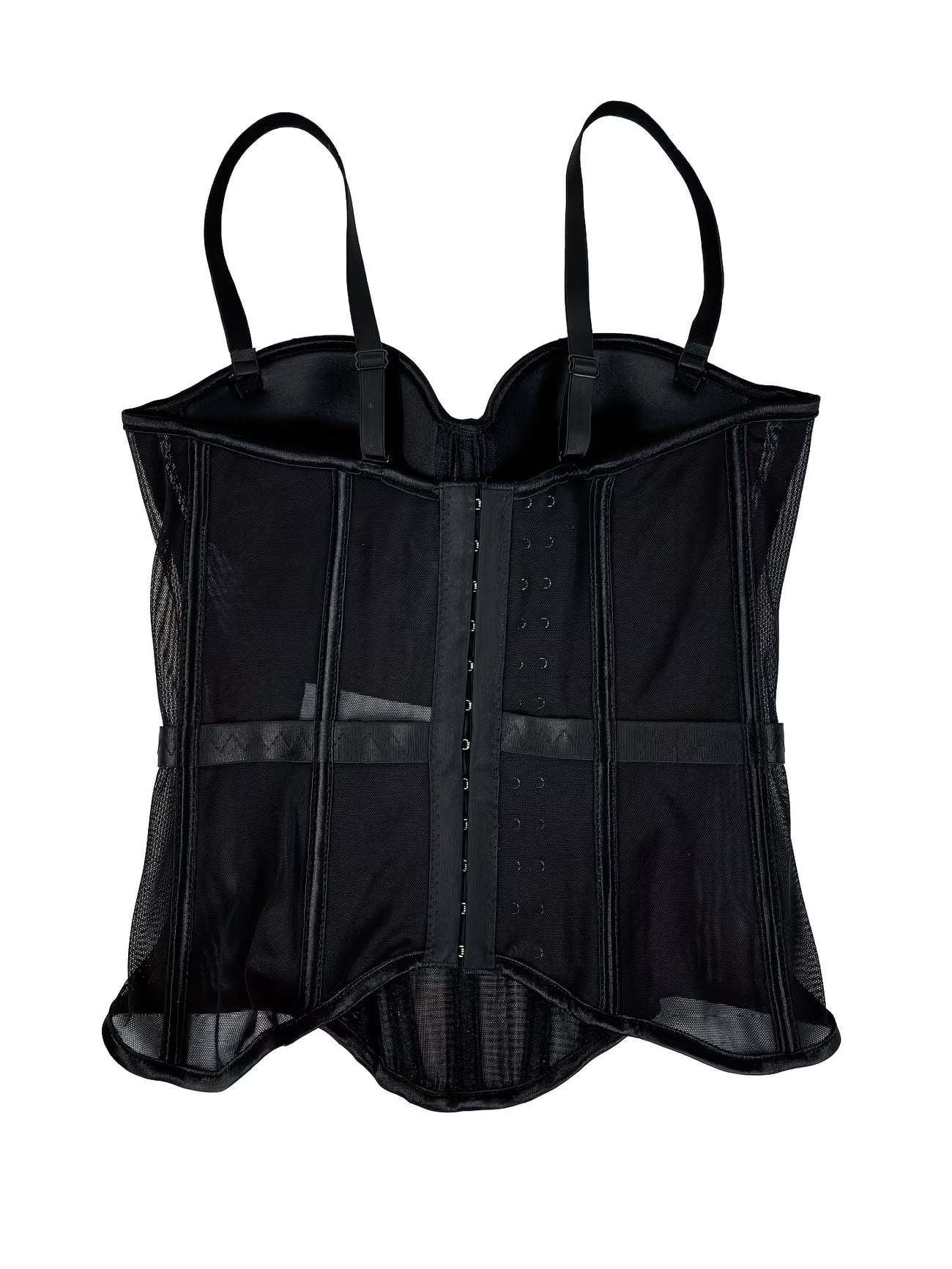 LuxeMesh™ Boned Corset Top | Elegant Sheer Mesh Tube Corset for Women