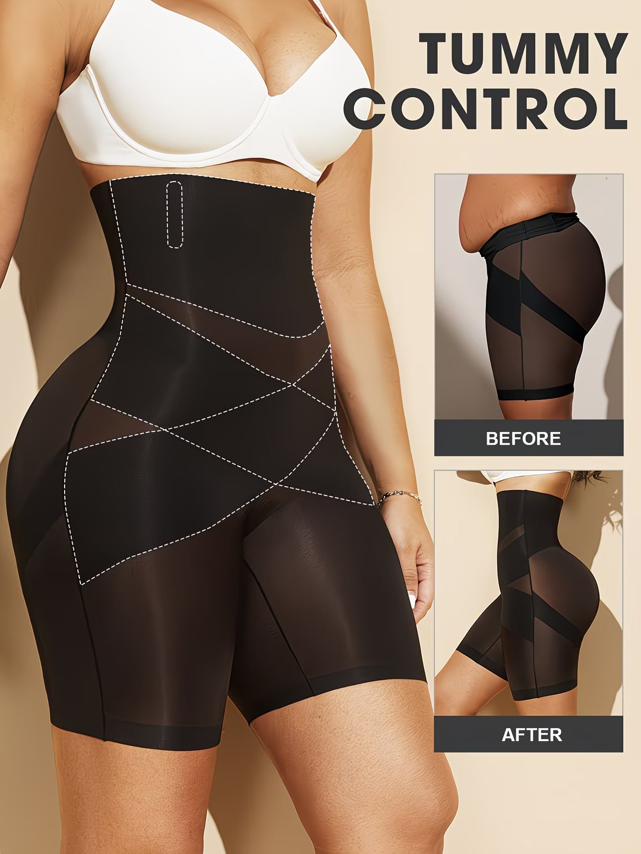 IronCurve™ Steel-Boned Shapewear Bodysuit | Double-Layer Waist Control Cross-Strap Contouring Corset