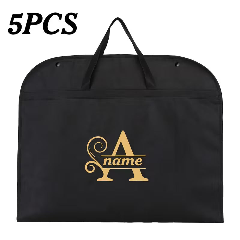 Personalized Garment Protector Bag | Custom Name Suit Storage & Dust Cover Bag