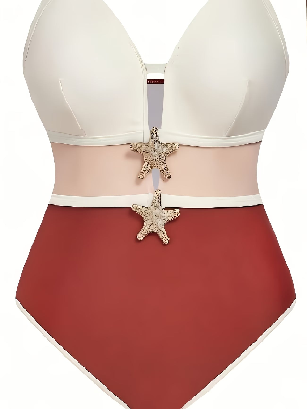 Ocean Muse Color-Block 2-in-1 Swimsuit & Skirt Set