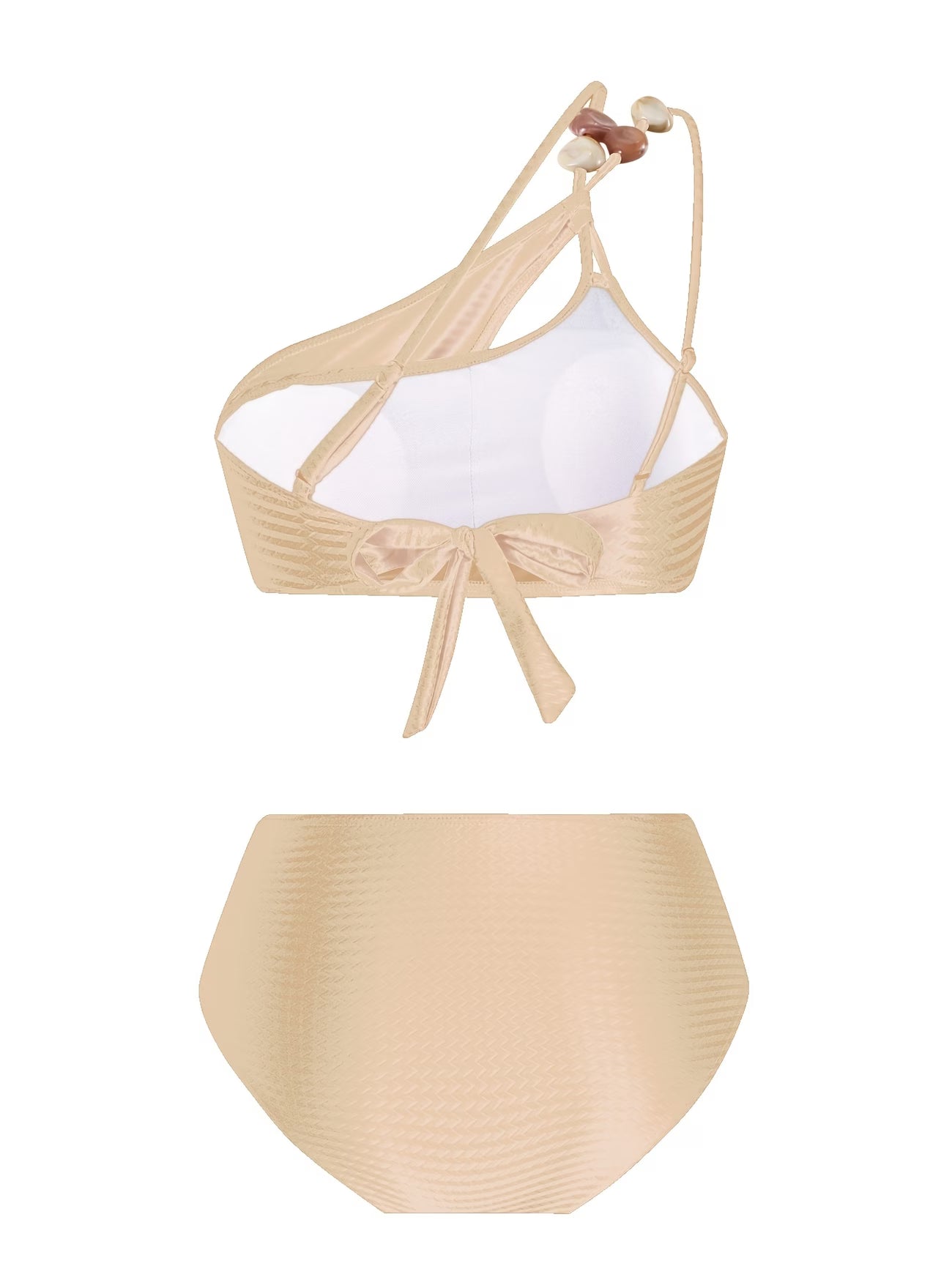 Santorini Luxe 3-Piece Bikini & Beach Skirt Set