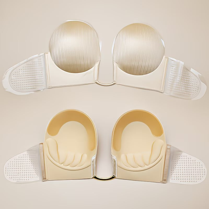 InvisibleLift™ Self-Adhesive Strapless Push-Up Bra | Seamless Silicone Bra for Backless Dresses