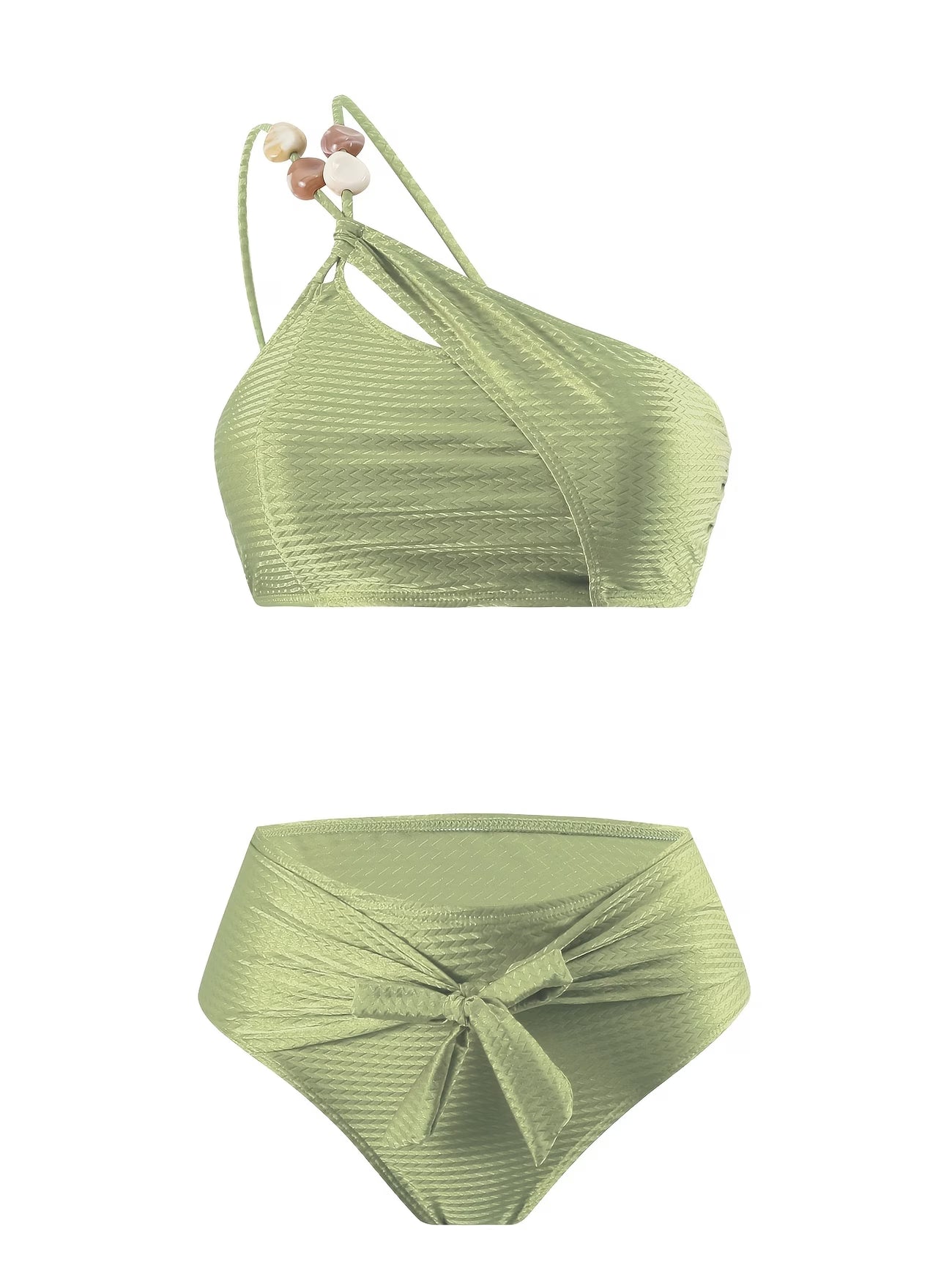 Santorini Luxe 3-Piece Bikini & Beach Skirt Set