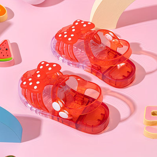 Butterfly Bloom™ Girls Jelly Crystal Sandals | Cute Cartoon Princess Summer Shoes