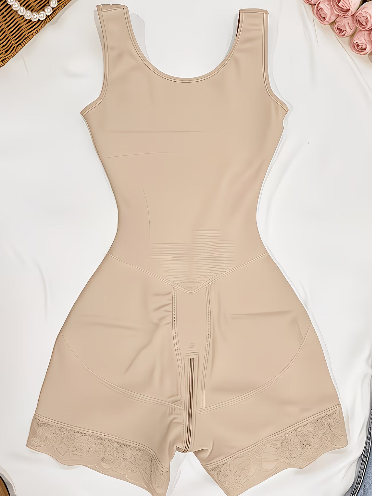 PostpartumCurve™ Colombian Faja Bodysuit | Tummy Control Butt Lifter Full Coverage Compression Shapewear
