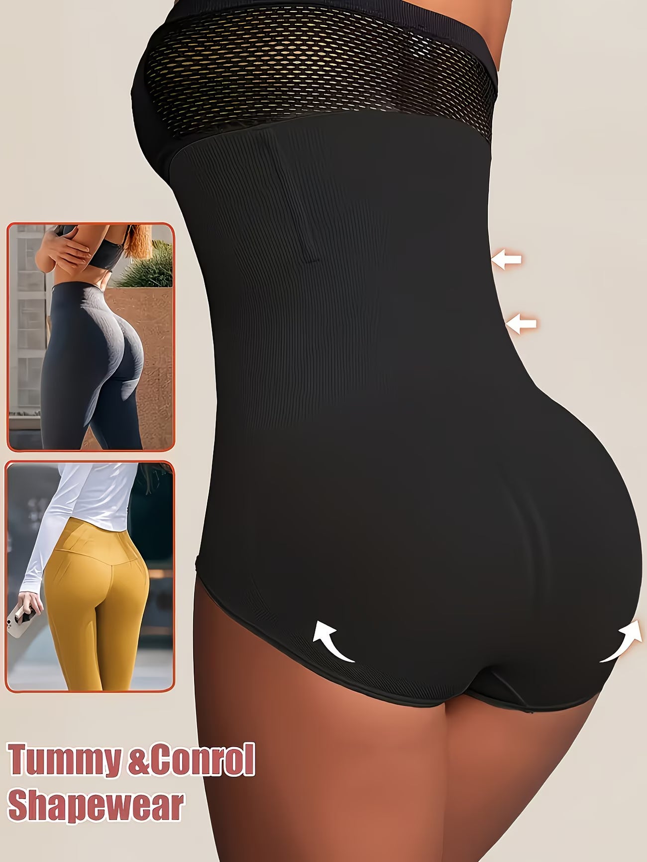 SculptLine™ High-Waisted Shapewear Leggings | Tummy Control & Butt Lift Body Shaper