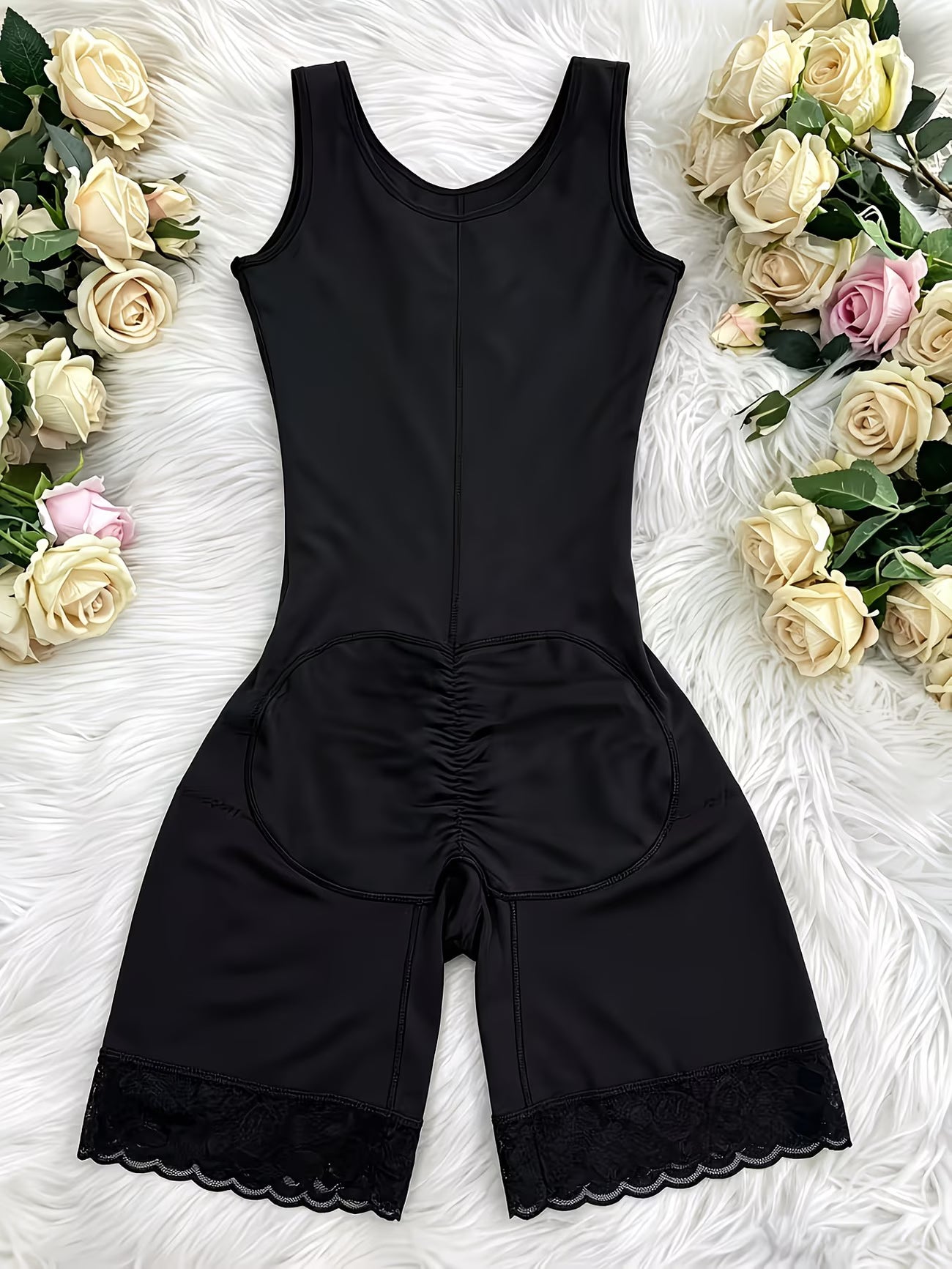 ColombianCurve™ Plus Size Faja Bodysuit | High Compression Full Body Shapewear with Butt Lift & Thigh Control