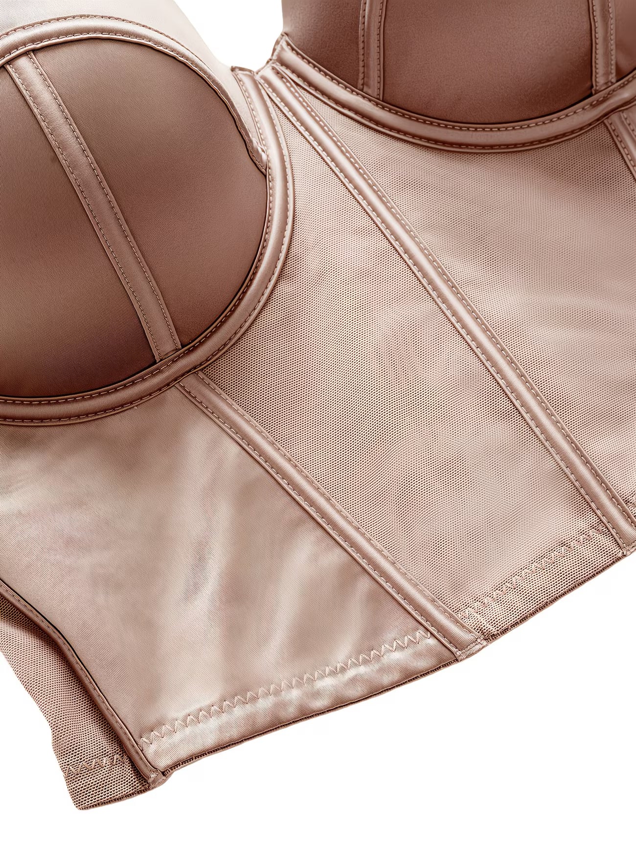 CurveLuxe™ Plus Size Strapless Shaping Bodysuit | Seamless Satin Nude-Feel Body Shaper for Women