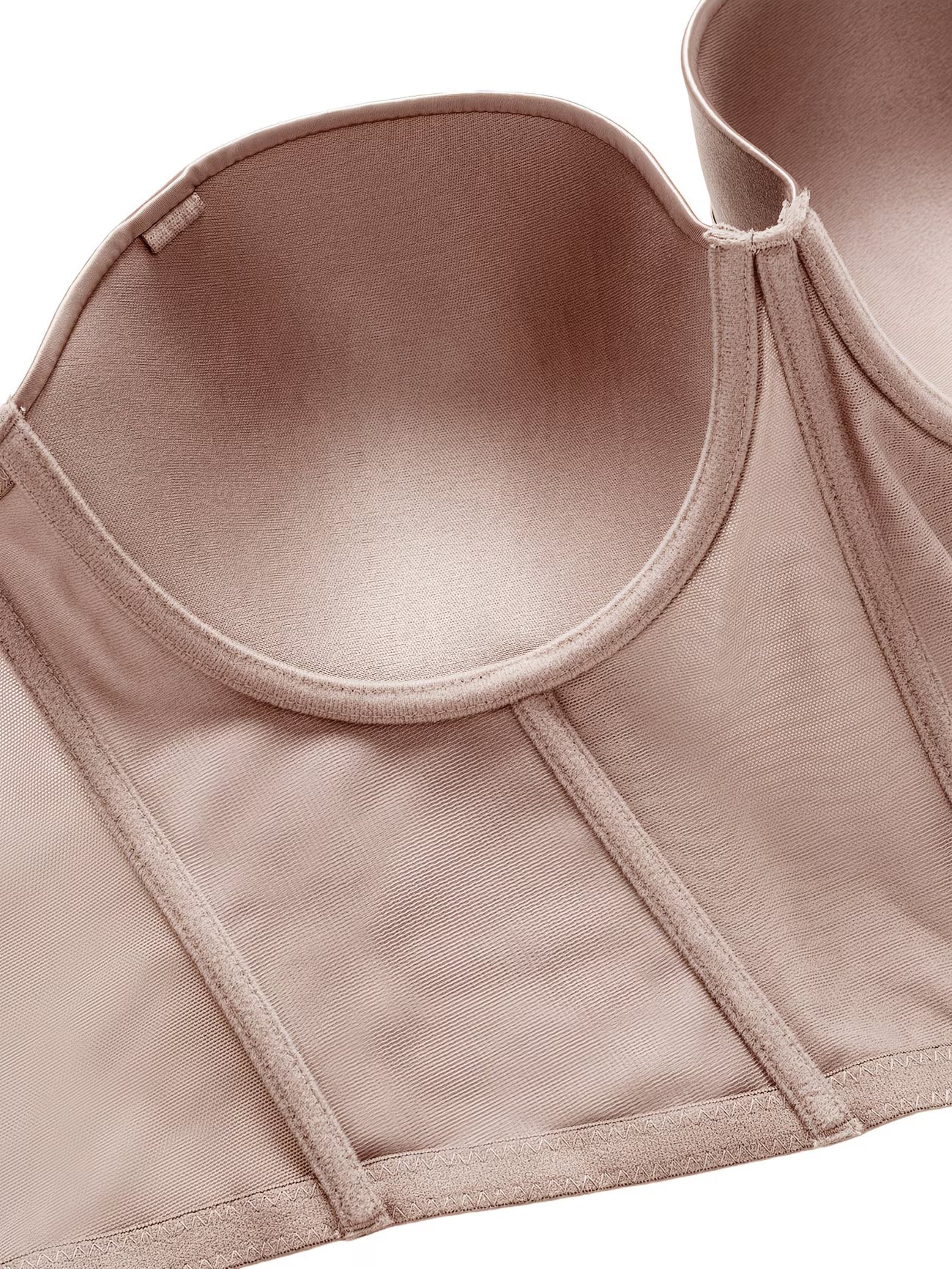 CurveLuxe™ Plus Size Strapless Shaping Bodysuit | Seamless Satin Nude-Feel Body Shaper for Women