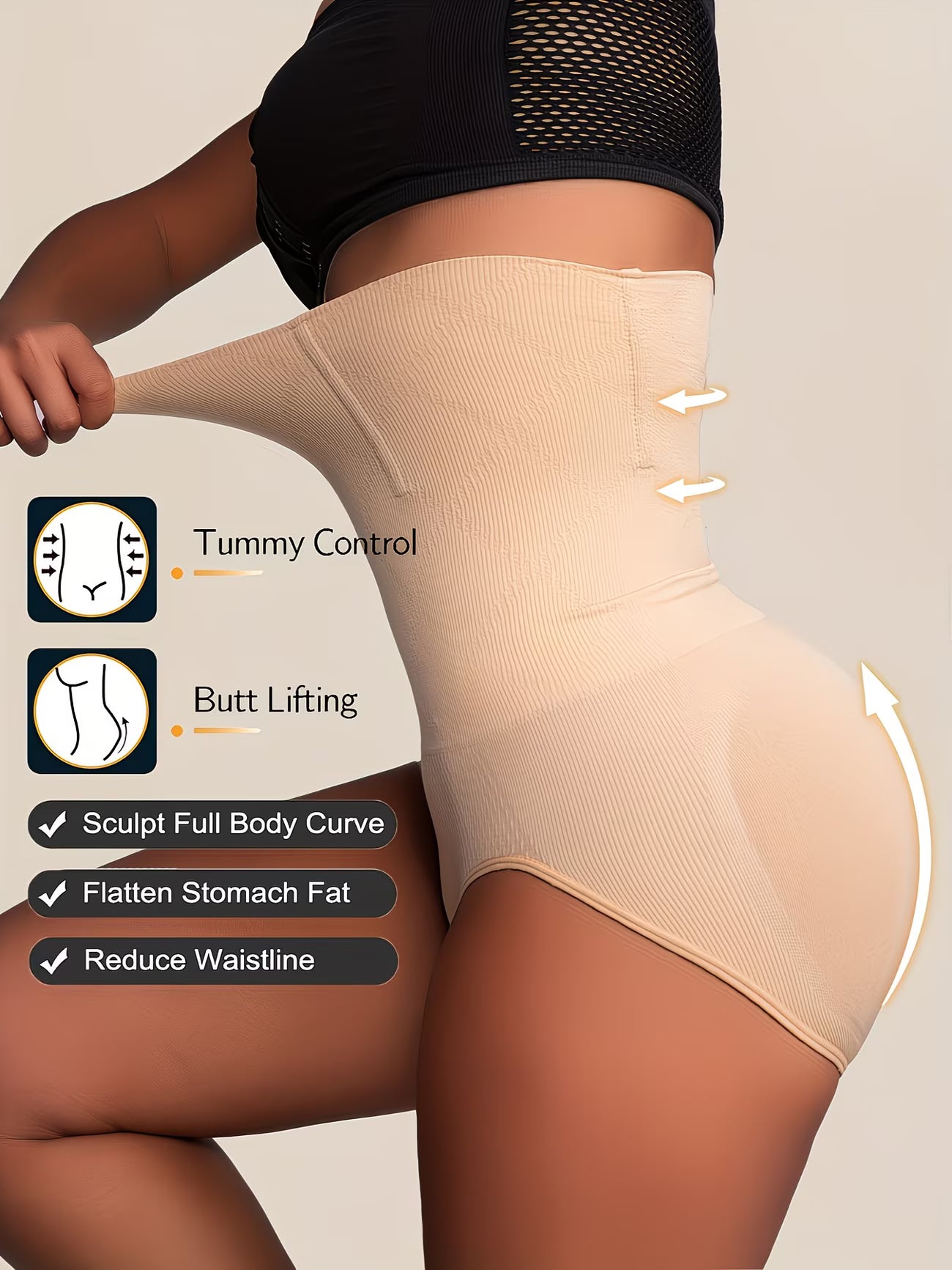 SculptLine™ High-Waisted Shapewear Leggings | Tummy Control & Butt Lift Body Shaper